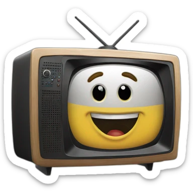 high interactive tv box sticker