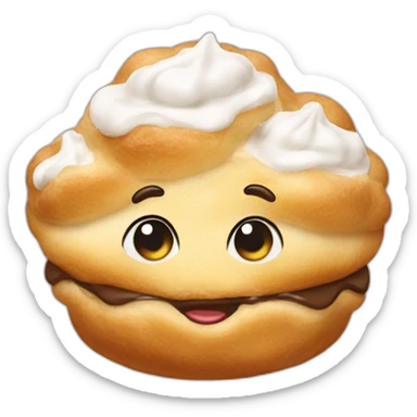 cream puff sticker