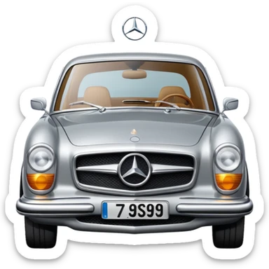 Mercedes Benz  old model sticker