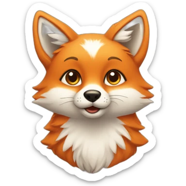 Sweetie fox sticker