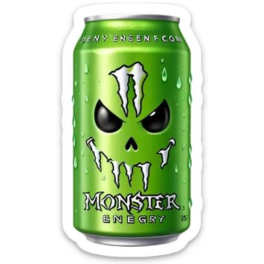 Monster energy drink sticker