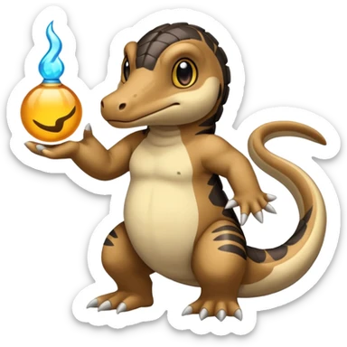 Sandile-Helioptile-Inteleon-fusion (full body) sticker