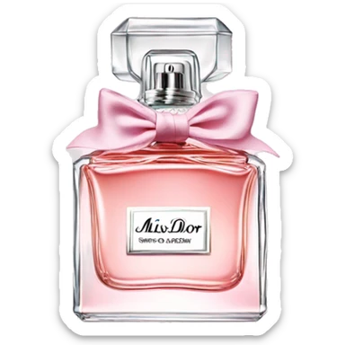 Miss dior perfume sticker