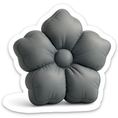 gothic flower, cushion style sticker