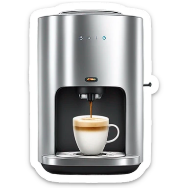 coffee machine mini sticker