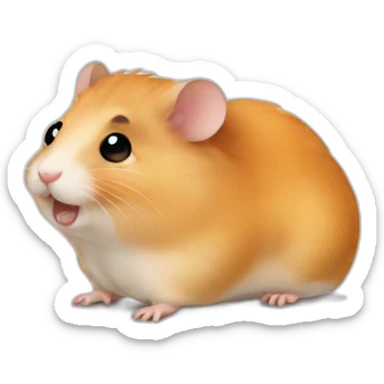 Hamster sticker