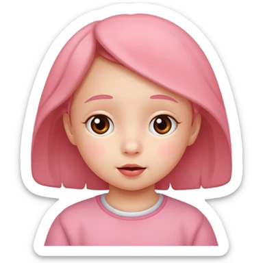 Word childish sticker