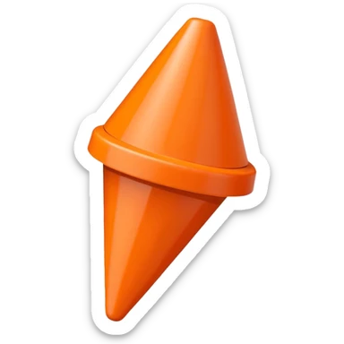 Cone marker
 sticker