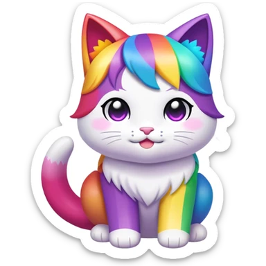 Aphmau toys called meemeows rainbow edition sticker