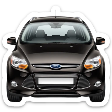 2014 black ford focus estate  sticker