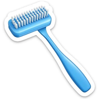blue Toothbrush sticker