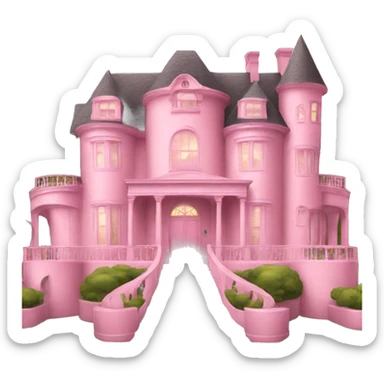 Pink mansion  sticker