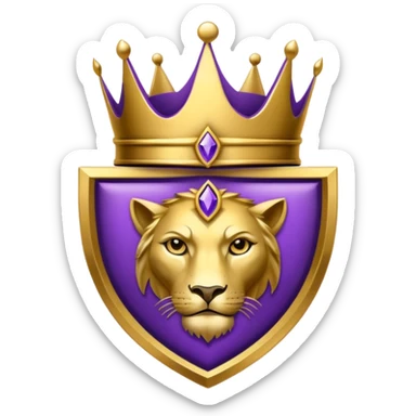 the kings team logo sticker