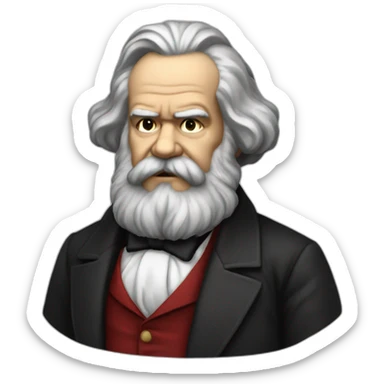 Karl Marx sticker