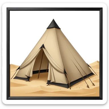 ancient Egyptian tent sticker
