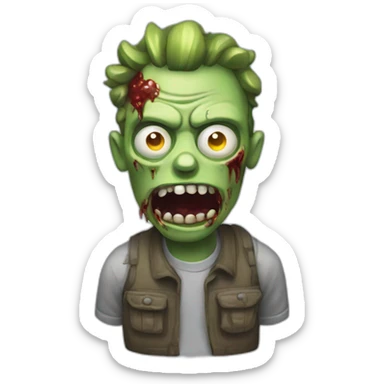 Zombie mag sticker