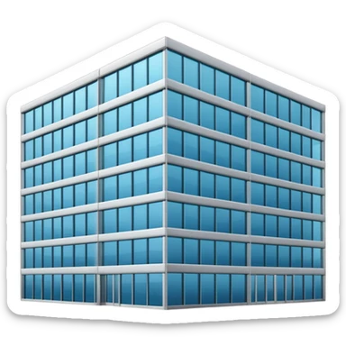 contemporary office building sticker