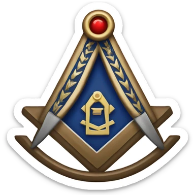 Freemason logo sticker