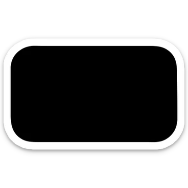 red rectangle box with rounded corners icon sticker