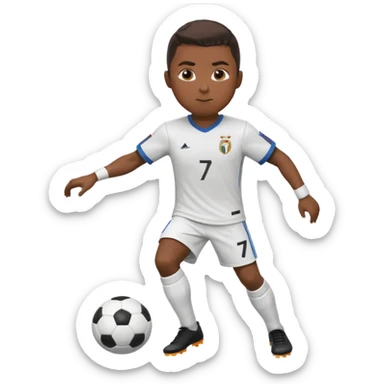 Ronaldo scoring from a free living 
 sticker