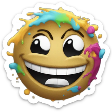 graffiti of the words "good game" sticker