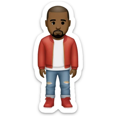 808's and heartbreak era Kanye West sticker