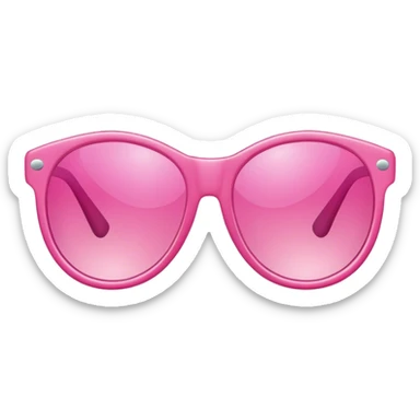 Pink sunglasses  sticker