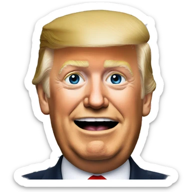 Trump winning sticker