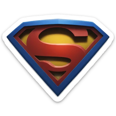 superman logo  sticker