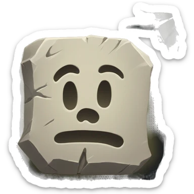 Tome stone that says RIP lieutenant colins sticker