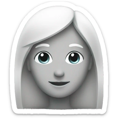 Simple illustration or icon representing liking/loving. sticker