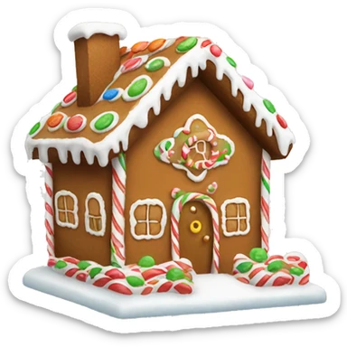 gingerbread house sticker