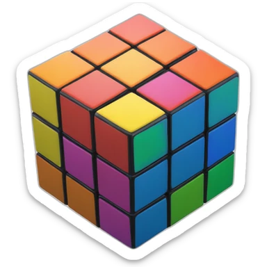 big rubik cube sticker