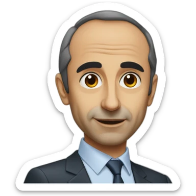Eric zemmour maquiller sticker