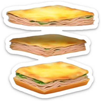 Tuna Lasagne in fridge to take away sticker