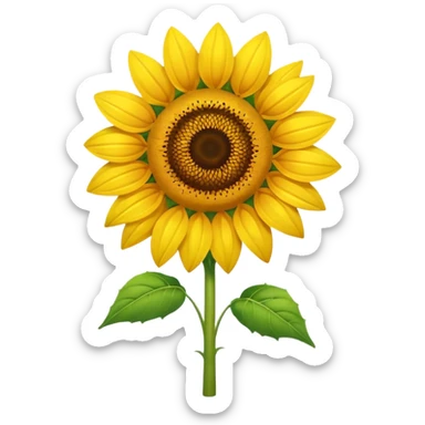 Sunflower yellow  sticker