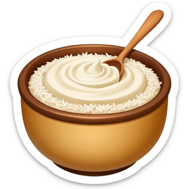 pot of rice cream nestum sticker