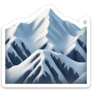 Snowy mountains  sticker
