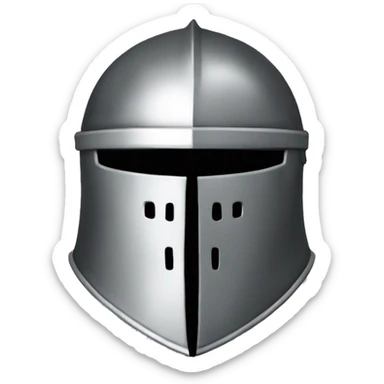 gteen knight helmet sticker