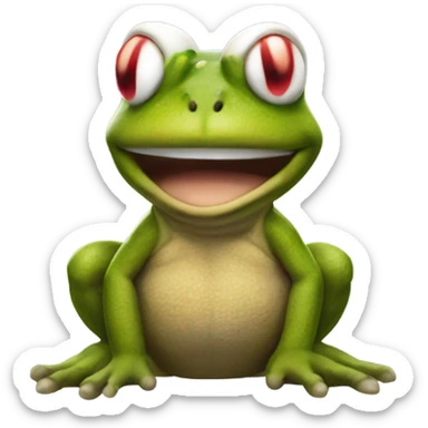 Toad from Mario Kart sticker