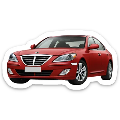 2009 Hyundai Genesis  sticker