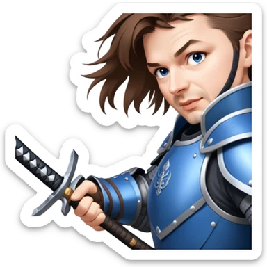 Samurai Defender sticker