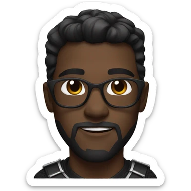 mix between camera and a black panther sticker