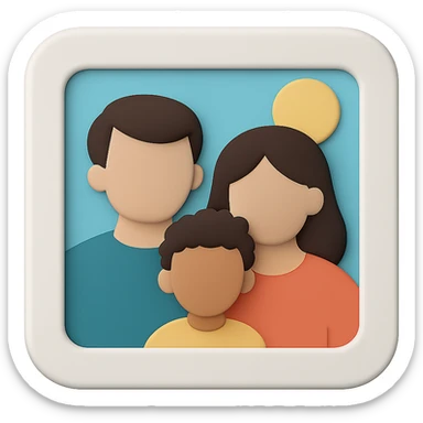 recreate this photo frame but add bit more details sticker