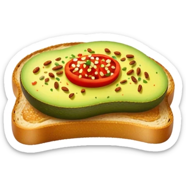 Avocado toast  sticker