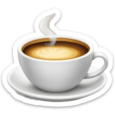 cup of coffee sticker