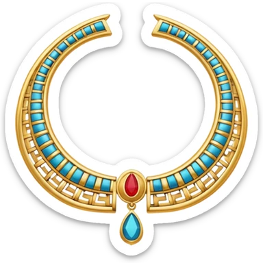 Egyptian takı with Gold Details sticker