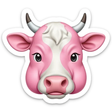 The udder of a cow sticker