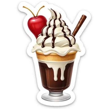 McDonald's Sundae sticker