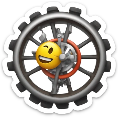 Hámster running in a week sticker